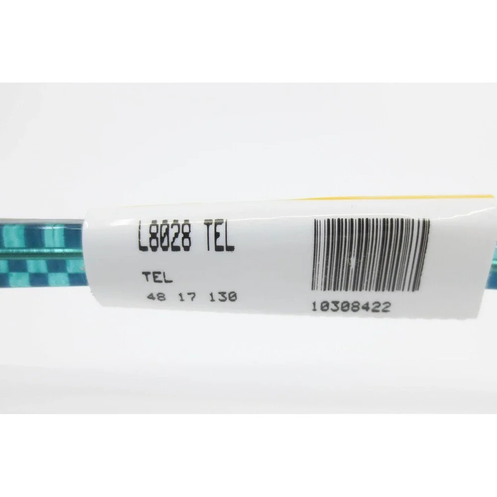 FGX L8028 TEL Teal Green Checkered Oval Eyeglass Frames 48-17-130 DG0721